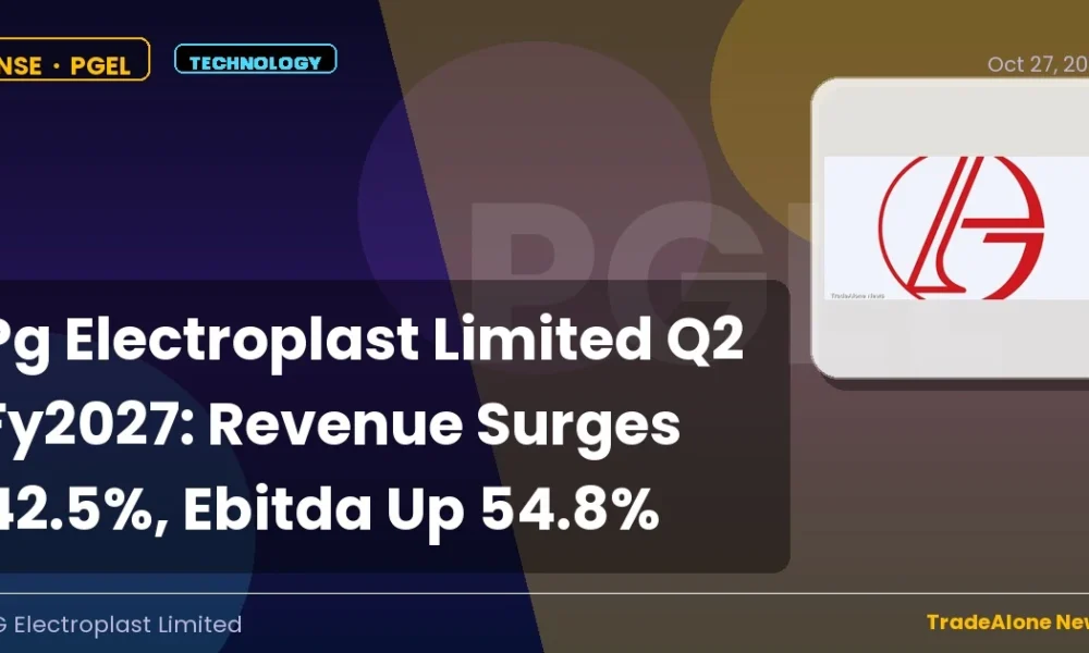 Pg Electroplast Limited PGEL Q2 FY27 Results