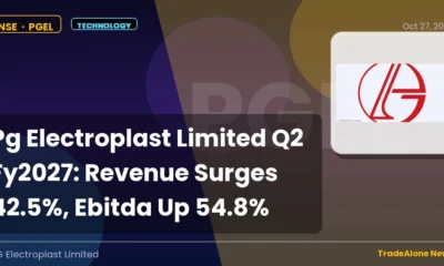 Pg Electroplast Limited PGEL Q2 FY27 Results