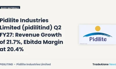 Pidilite Industries Limited Pidilitind Q2 FY27 Results