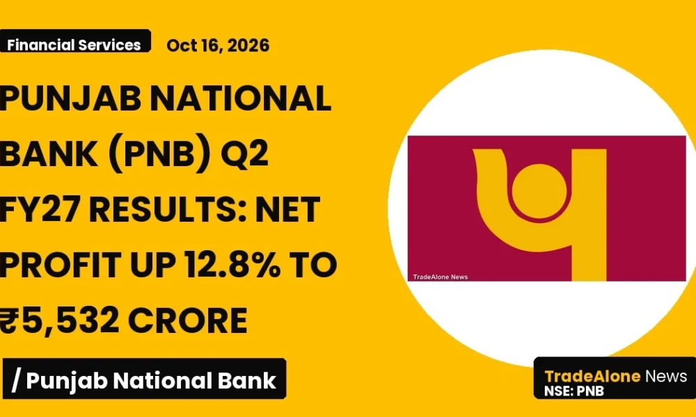 Punjab National Bank (PNB) Q2 FY27 Results: Net Profit Up 12.8%