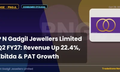 P N Gadgil Jewellers Limited PNGJL Q2 FY27 Revenue