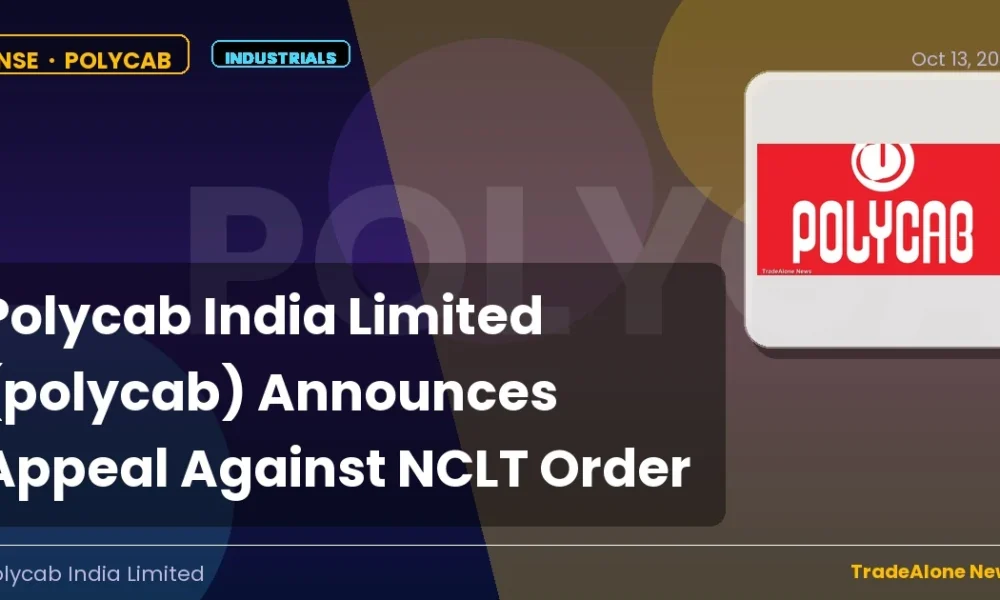 Polycab India Limited Polycab Appeal October 2026