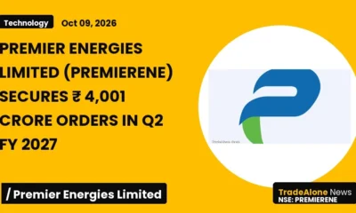Premier Energies Limited NSE Premierene Q2 FY27 Orders