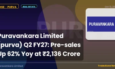 Puravankara Limited PURVA Q2 FY27 Pre-sales