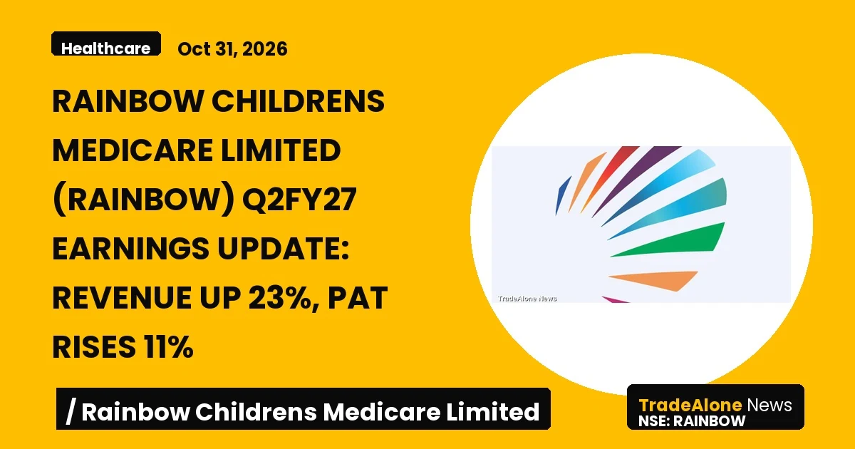 Rainbow Childrens Medicare Limited Rainbow Q2fy27 Earnings