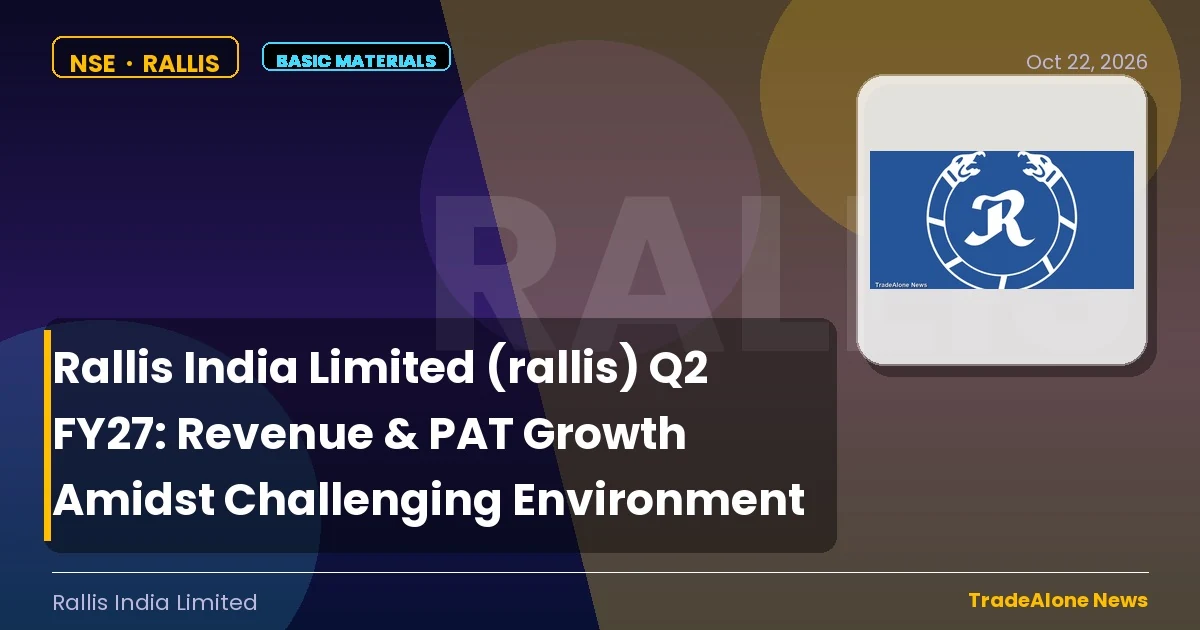 Rallis India Limited Rallis Q2 FY27 Results