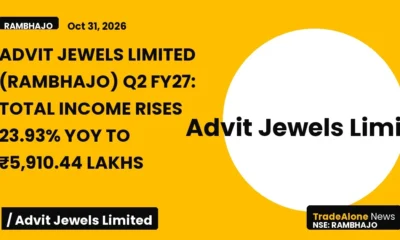 Advit Jewels Limited Rambhajo Q2 FY27 Growth