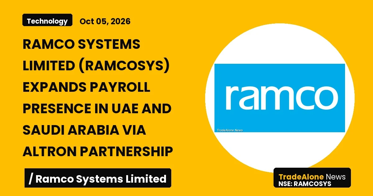 Ramco Systems Limited Ramcosys Q4 FY26 Partnership