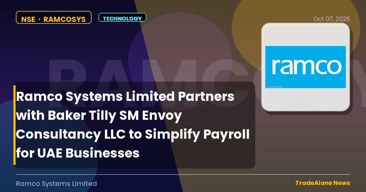 Ramco Systems Limited Ramcosys Q4 2026 Partnership