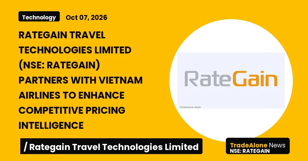 Rategain Travel Technologies Limited NSE Rategain October Partnership