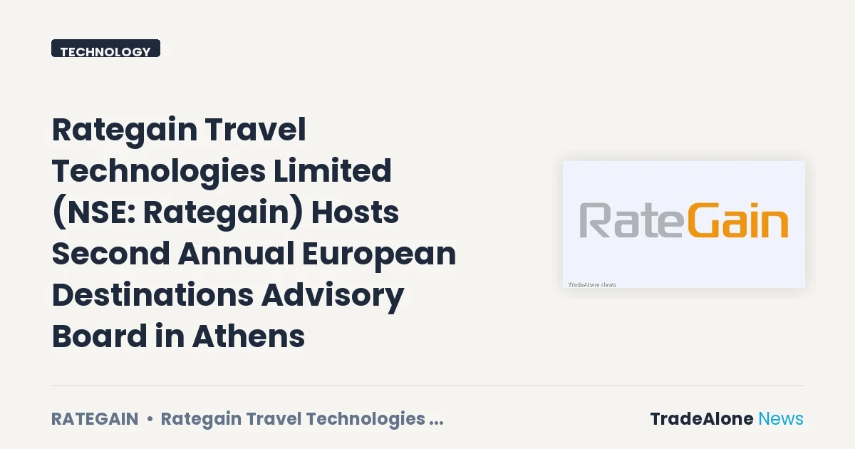Rategain Travel Technologies Limited Rategain Second Annual Event October 2026