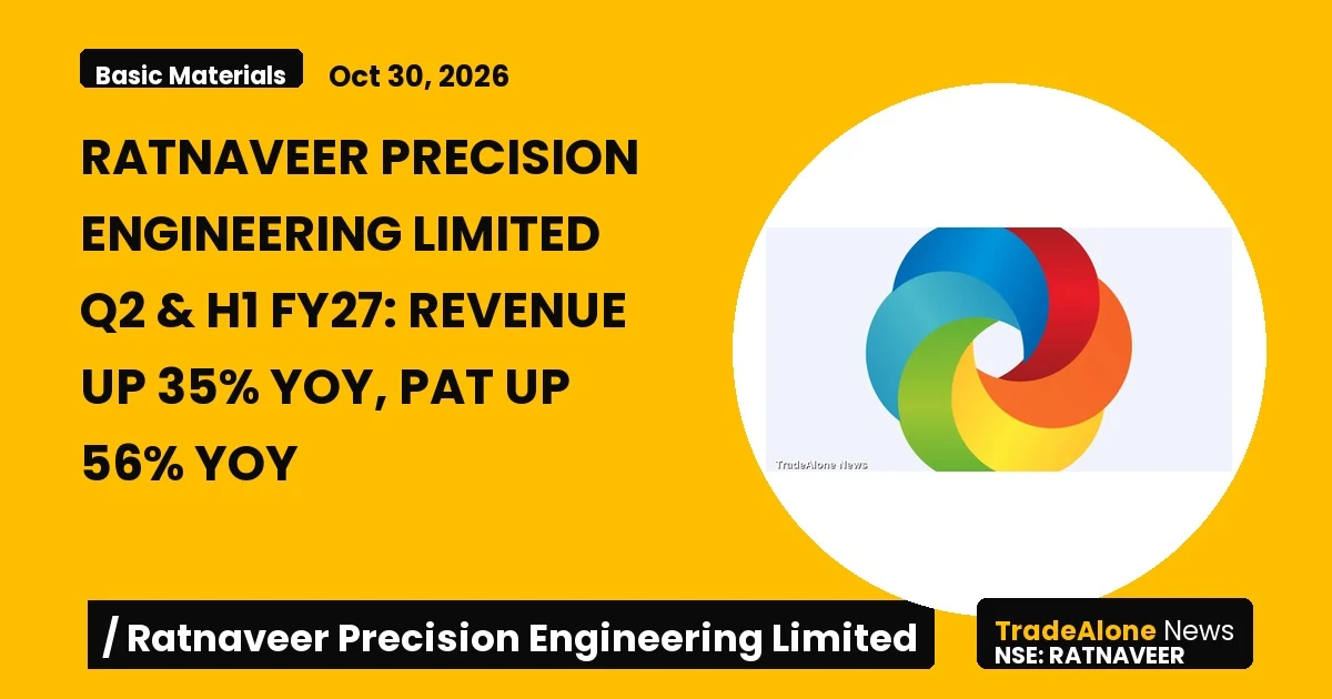 Ratnaveer Precision Engineering Limited Ratnaveer Q2 FY27 Results