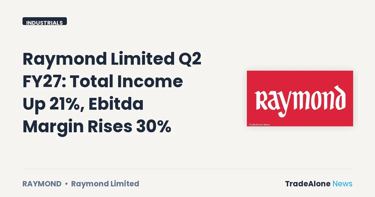 Raymond Limited Raymond Q2 FY27 Results