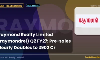 Raymond Realty Limited Raymondrel Q2 FY27 Pre-sales