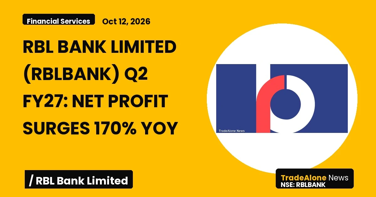 Rbl Bank Limited Q2 FY27 Results