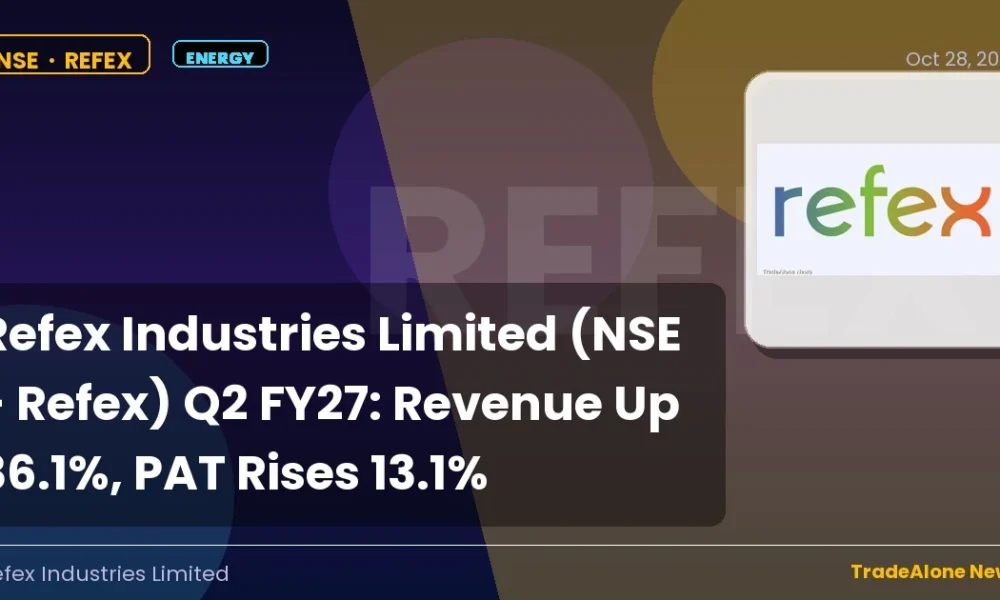 Refex Industries Limited NSE REFEX Q2 FY27 Results
