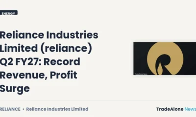 Reliance Industries Limited Reliance Q2 FY27 Results