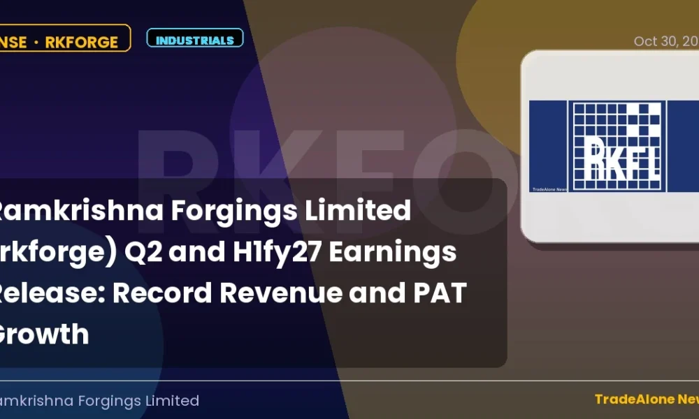 Ramkrishna Forgings Limited Rkforge Q2fy27 Results