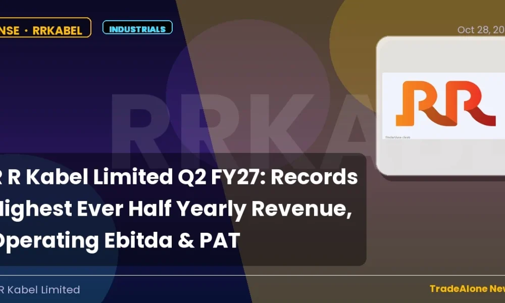 R R Kabel Limited Rrkabel Q2 FY27 Results