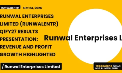 Runwal Enterprises Limited Runwalentr Q1fy27 Results