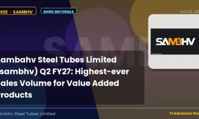Sambhv Steel Tubes Limited Sambhv Q2 FY27 Sales Volume