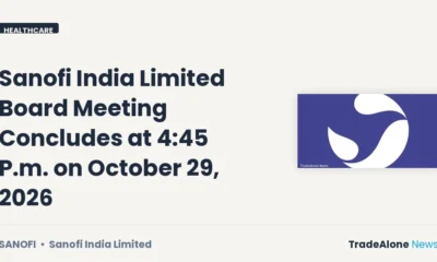 Sanofi India Limited Sanofi Board Meeting October 2026