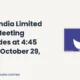 Sanofi India Limited Sanofi Board Meeting October 2026