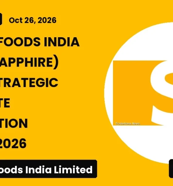 Sapphire Foods India Limited Sapphire Corporate Presentation October 2026