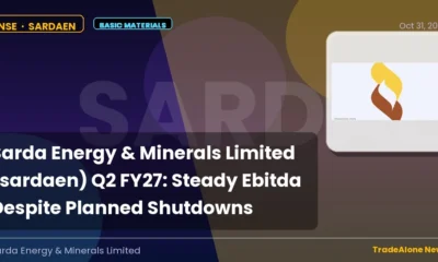Sarda Energy & Minerals Limited Sardaen Q2 FY27 Ebitda