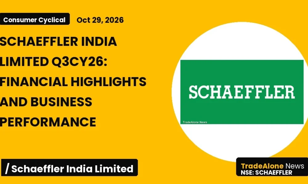 Schaeffler India Limited Schaeffler Q3cy26 Results