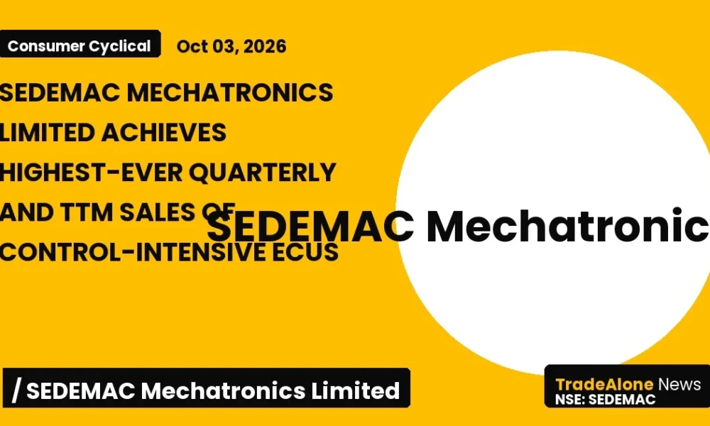 Sedemac Mechatronics Limited Q2 FY27: Highest-ever Sales of Control-intensive Ecus