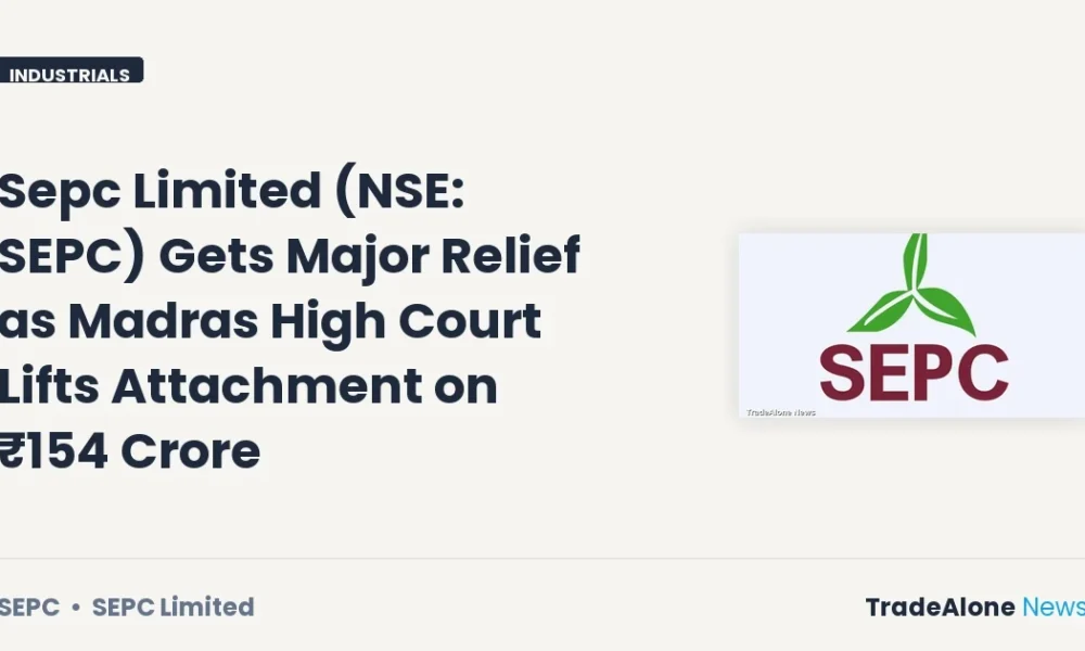 Sepc Limited NSE SEPC Relief October 2026