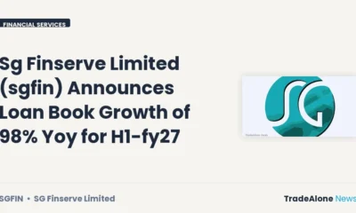 Sg Finserve Limited SGFIN Loan Book H1 FY27