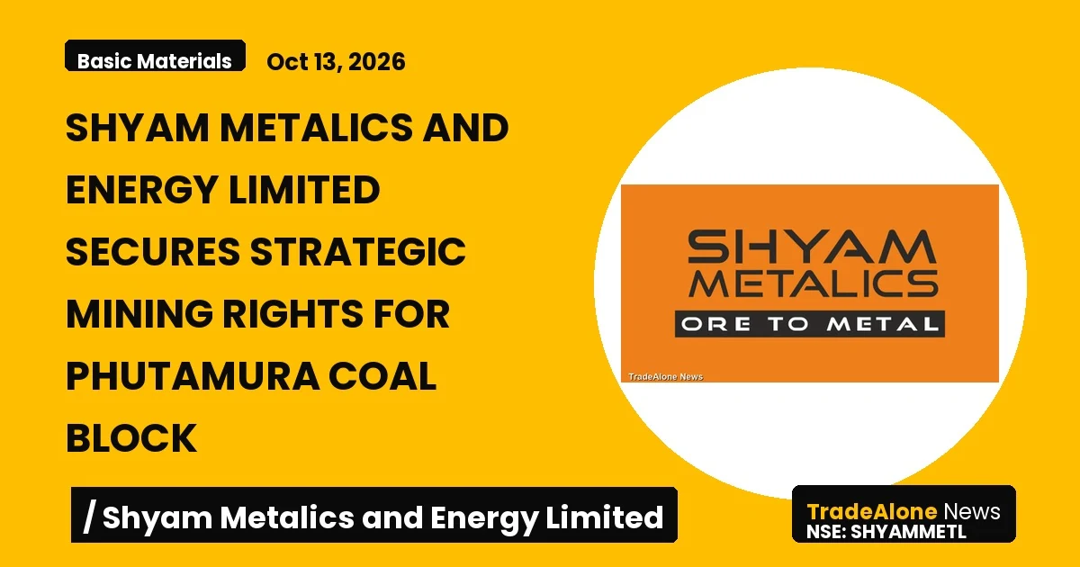 Shyam Metalics and Energy Limited Shyammetl Mining Rights Phutamura