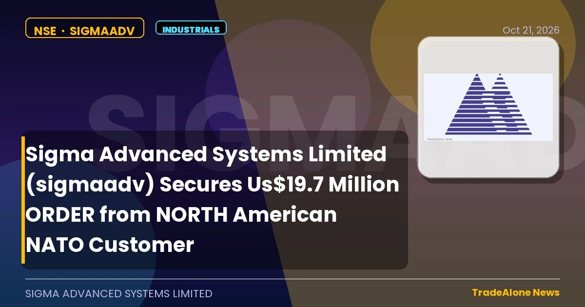 Sigma Advanced Systems Limited Sigmaadv Q4 FY26 Order