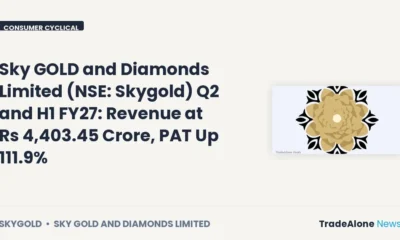 Sky GOLD and Diamonds Limited NSE Skygold Q2 FY27 Results