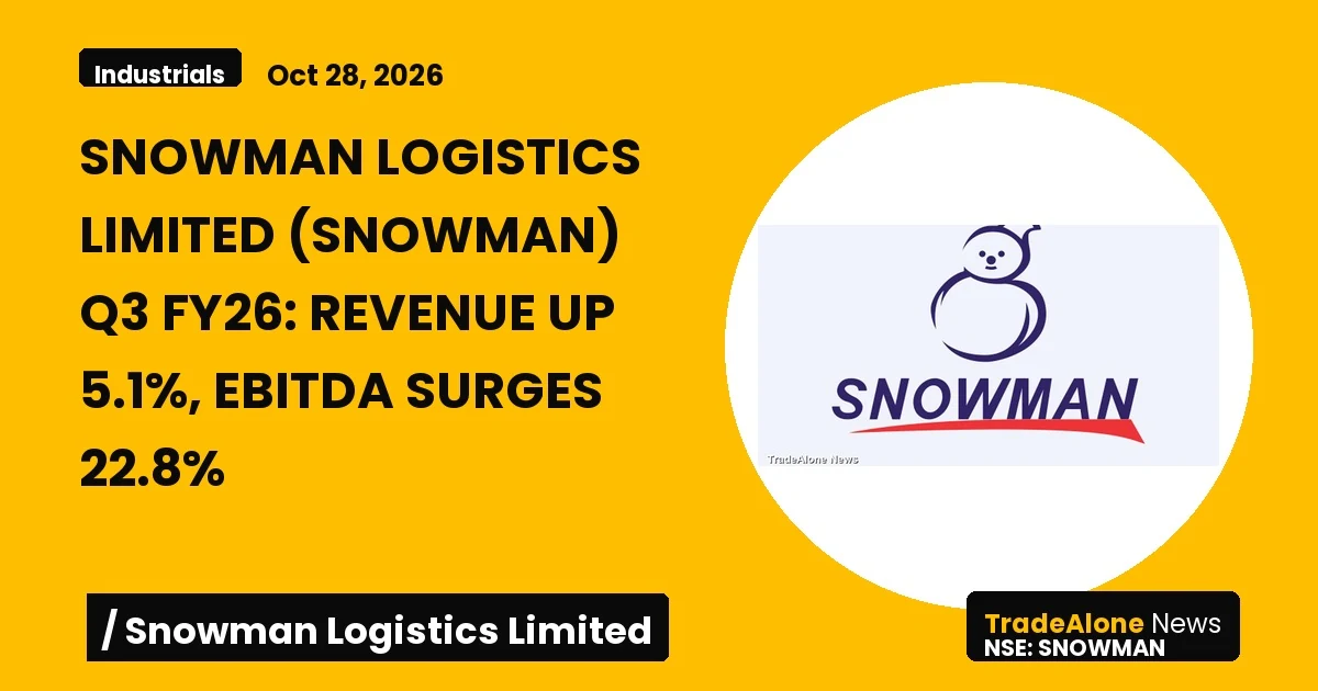 Snowman Logistics Limited Snowman Q3 FY26 Results