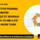 Solara Active Pharma Sciences Limited Q2 FY27 Earnings Update