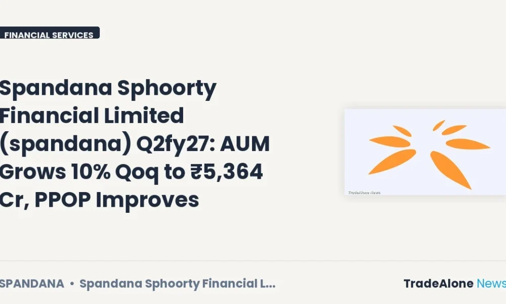 Spandana Sphoorty Financial Limited Spandana Q2fy27 AUM Growth