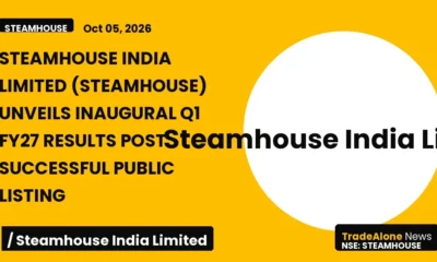 Steamhouse India Limited Steamhouse Q1 FY27 Results