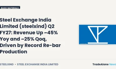 Steel Exchange India Limited NSE: Steelxind Q2 FY27 Results