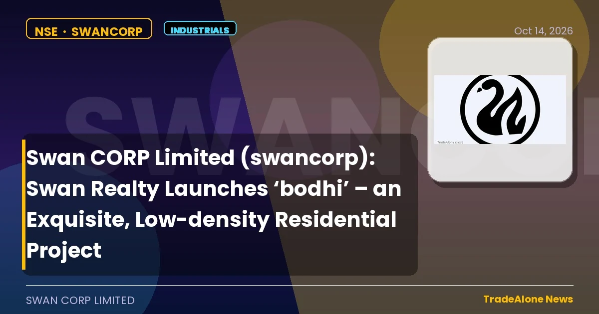 Swan CORP Limited Swancorp October Launch