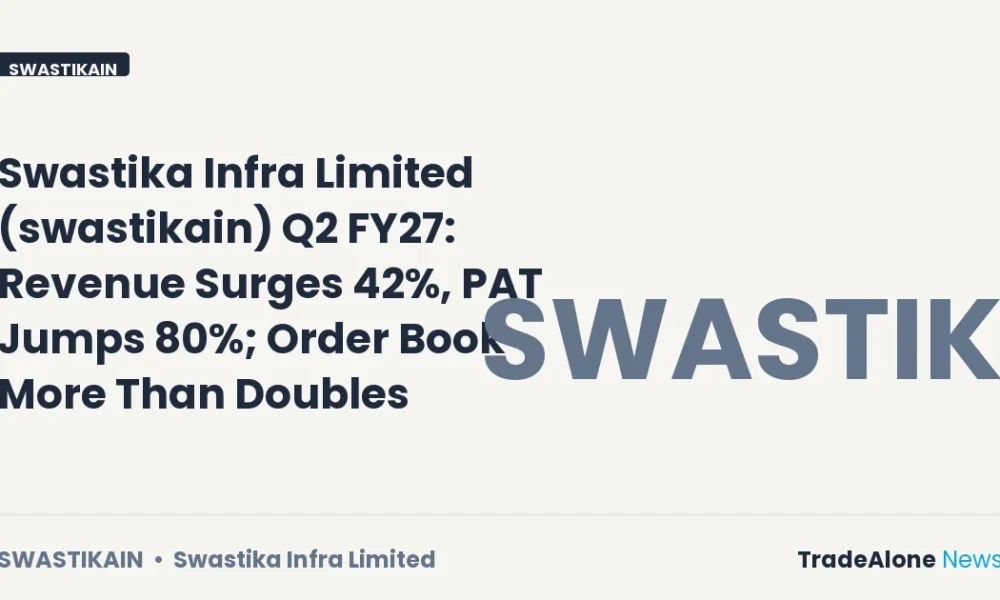 Swastika Infra Limited Swastikain Q2 FY27 Results