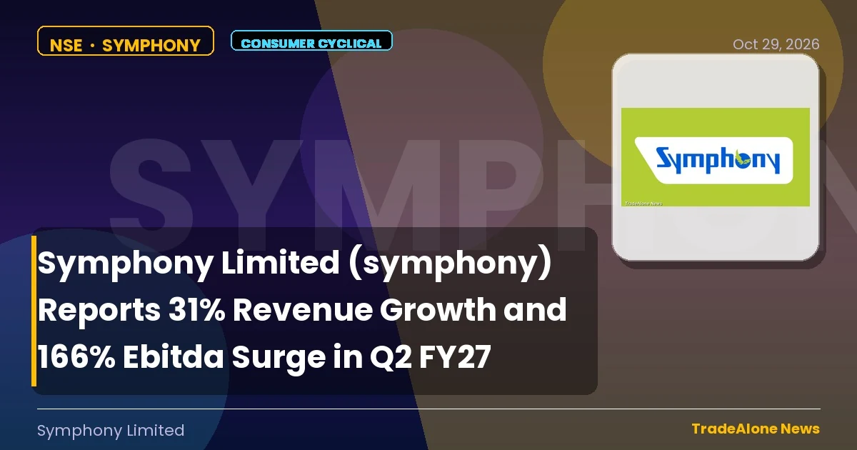 Symphony Limited Symphony Q2 FY27 Results