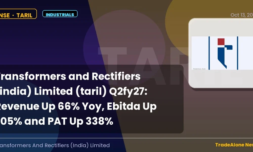 Transformers and Rectifiers (india) Limited TARIL Q2fy27 Results