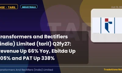 Transformers and Rectifiers (india) Limited TARIL Q2fy27 Results