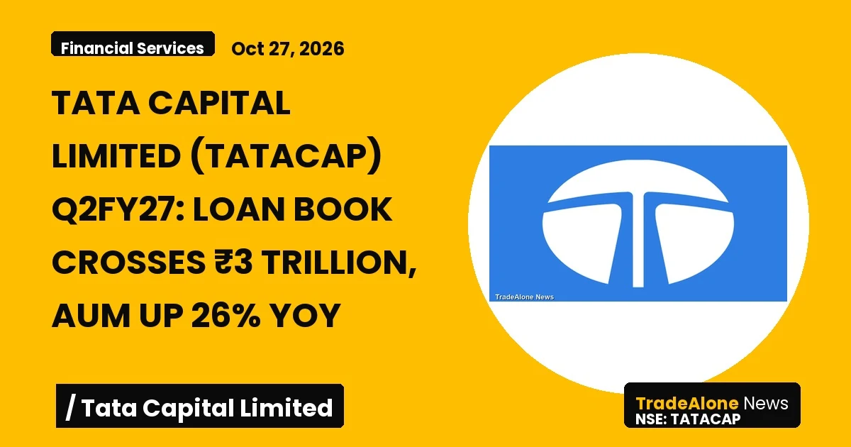 Tata Capital Limited Tatacap Q2fy27 Results