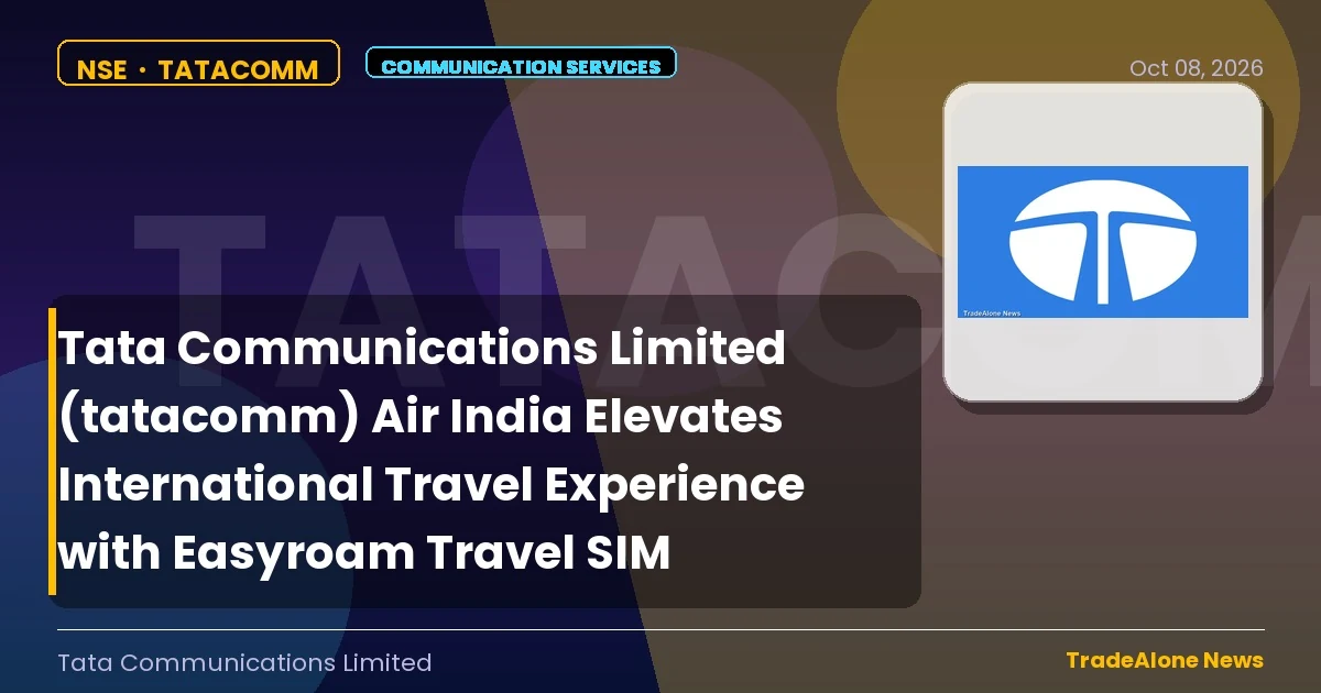 Tata Communications Limited Tatacomm October 2026 Event