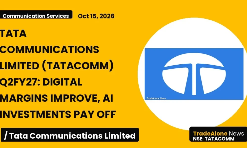Tata Communications Limited Tatacomm Q2fy27 Digital Margins