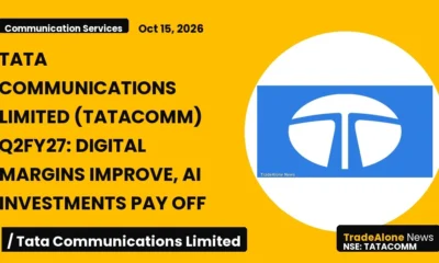 Tata Communications Limited Tatacomm Q2fy27 Digital Margins